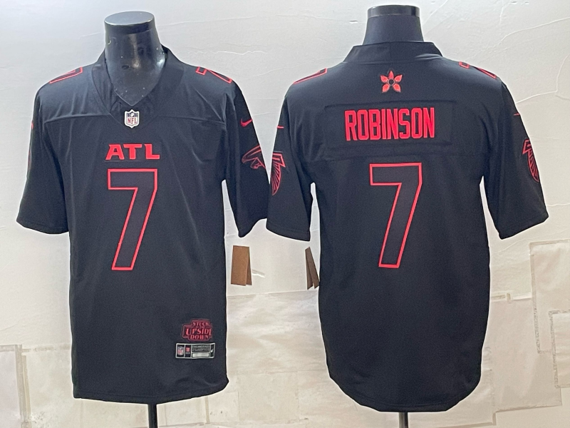 Men 2026 Atlanta Falcons #7 Robinson black Nike Limited NFL Jersey 1025001->atlanta falcons->NFL Jersey